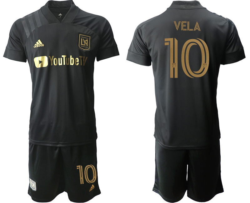 Men 2020-2021 club Los Angeles FC home #10 black Soccer Jerseys->los angeles galaxy jersey->Soccer Club Jersey